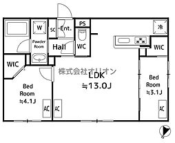 GRAN PASEO SAGINOMIYA/グランパセオ 2LDKの間取図画像
