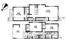 八王子市下柚木　新築一戸建て・全3棟　1号棟