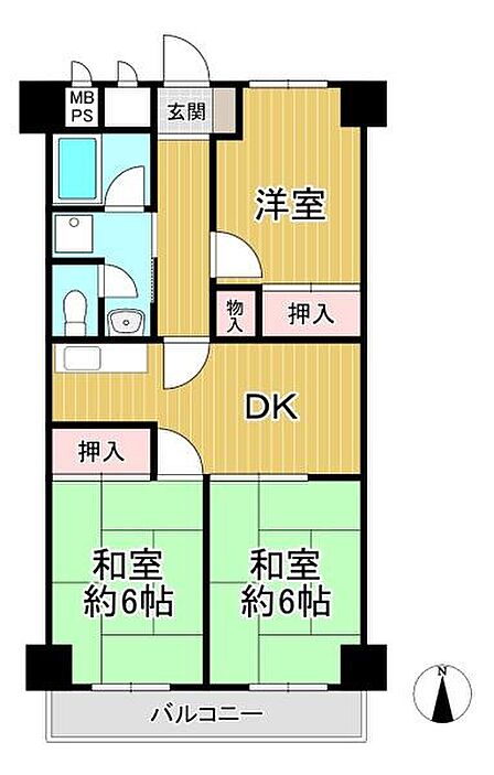 間取り:3DK