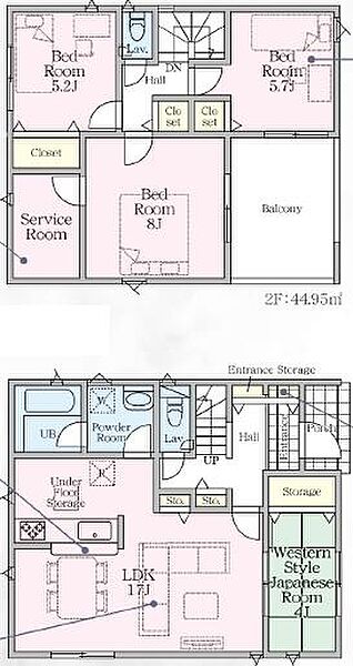 間取りを拡大表示