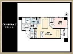 アクシア原宿 1LDKの間取図画像