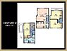 間取り：◆土地面積59.43平米　◆建物面積90.25平米　3LDK　床暖房付　◆カースペース1台分あり