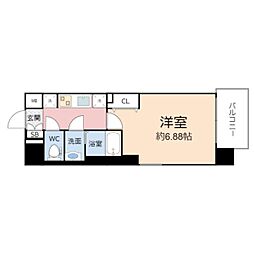 QuintetJOTONOE 1Kの間取図画像