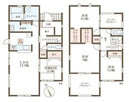 リーブルガーデン三輪 1号棟 /新築一戸建
