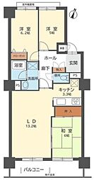 間取図画像 3LDK