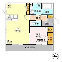 虹色  ｜ 千葉県松戸市秋山１丁目（賃貸アパート1LDK・3階・46.92㎡） その2