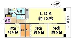 間取図画像 3LDK