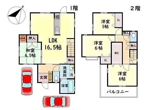 間取りを拡大表示