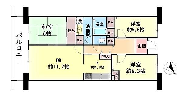 間取りを拡大表示