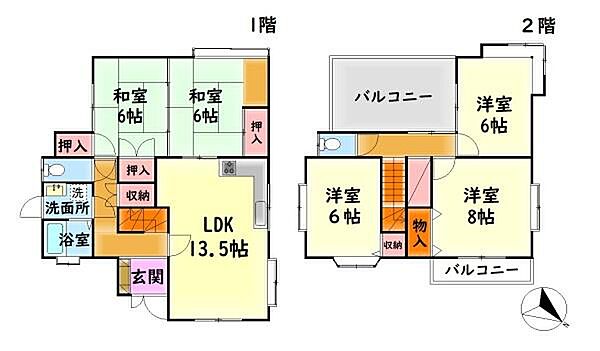 間取りを拡大表示