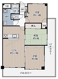 間取図画像 3LDK