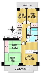 間取図画像 4LDK