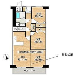 間取図画像 3LDK