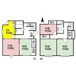 森田貸家 5DKの間取り