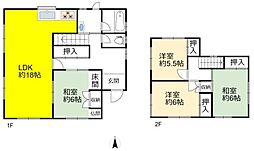 小野寺町貸家 4LDKの間取り