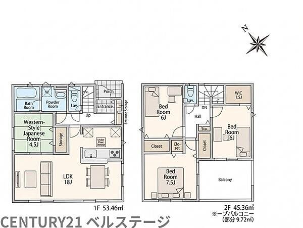 間取りを拡大表示