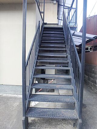 ２Ｆへの階段