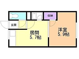 トムハイツ永山 2階