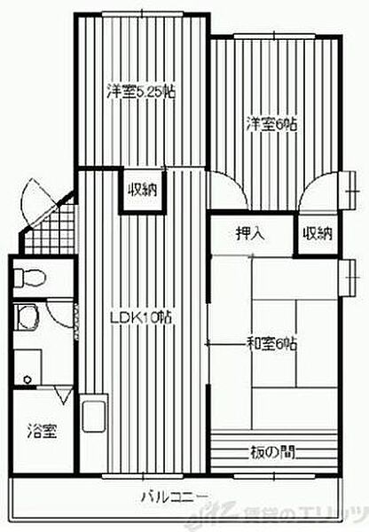 ドリームオアシス 205｜大阪府高槻市芝生町４丁目(賃貸マンション3LDK・2階・56.00㎡)の写真 その2