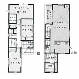 東海道本線 茅ヶ崎駅 バス5分 ／下車 徒歩5分