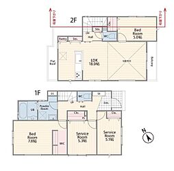 横浜市港南区下永谷３丁目の一戸建て