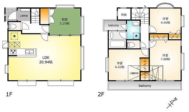 間取り 東村山市栄町1丁目