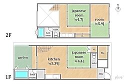 中京区聚楽廻西町　中古テラス