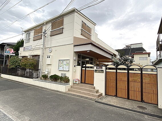 花園保育園まで...