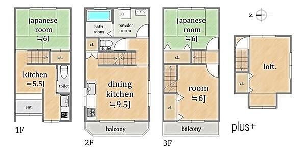 間取りを拡大表示