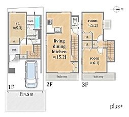 右京区嵯峨苅分町 新築戸建