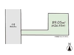 座間市立野台2丁目　建築条件なし売地