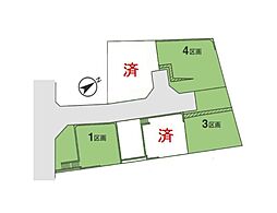 綾瀬市早川　売地　全5区画　4区画