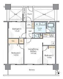 間取図画像 3LDK