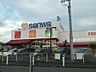 周辺：sanwa番田店まで584m