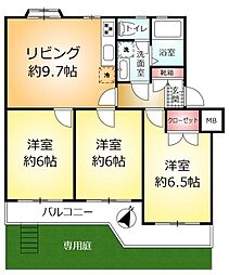 間取図画像 3LDK