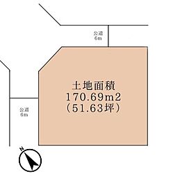千葉市稲毛区萩台町　中古戸建 4LDKの間取り