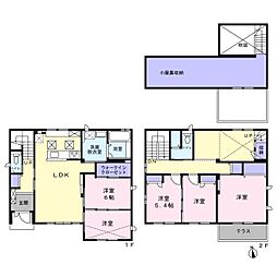 伊勢崎市連取町中古一戸建て 5SLDKの間取り