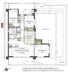 サンクレイドル並榎 4LDKの間取図画像