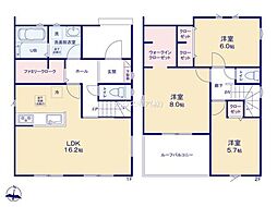 我孫子市新木野1丁目　1号棟　新築戸建て