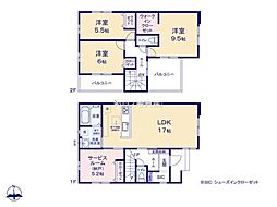 松戸市古ケ崎3丁目 1号棟 新築戸建