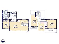 松戸市六実2丁目 新築戸建て