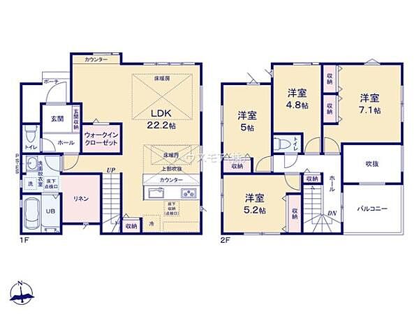 間取りを拡大表示