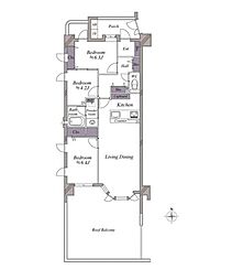 ダイアパレス学芸大学2 3LDKの間取り