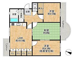 間取図画像 3LDK