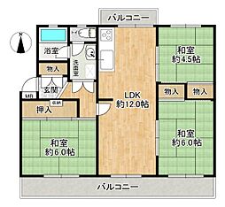 間取図画像 3LDK