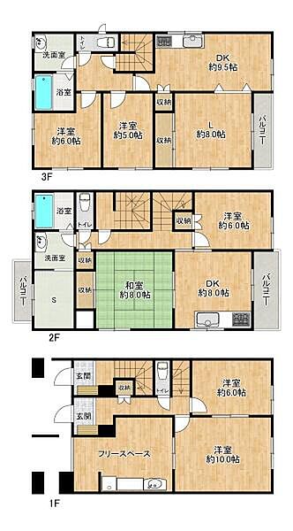 間取りを拡大表示