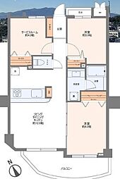 間取図画像 2SLDK