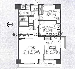 ロイヤルステージ本厚木1 1SLDKの間取図画像