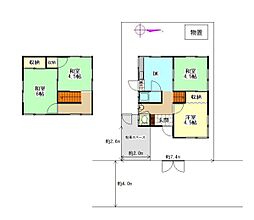 和歌山市善明寺253-18 4DKの間取り