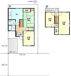大和高田市大字東中 4DKの間取り